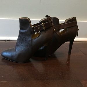 Brown Coach Dress Booties